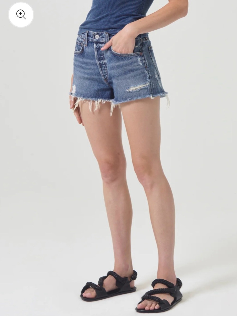 AGOLDE PARKER VINTAGE CUT OFF SHORT